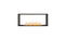Ecosmart Fire Flex 50DB Double Sided Fireplace Insert - Black Finish / Stainless Steel Burner - ESF.FX.50DB